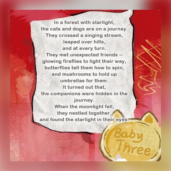 Baby Three Cats and Dogs Series Plush Toy OREO Cat Confirmed Authentic BNIB - Picture 5 of 17